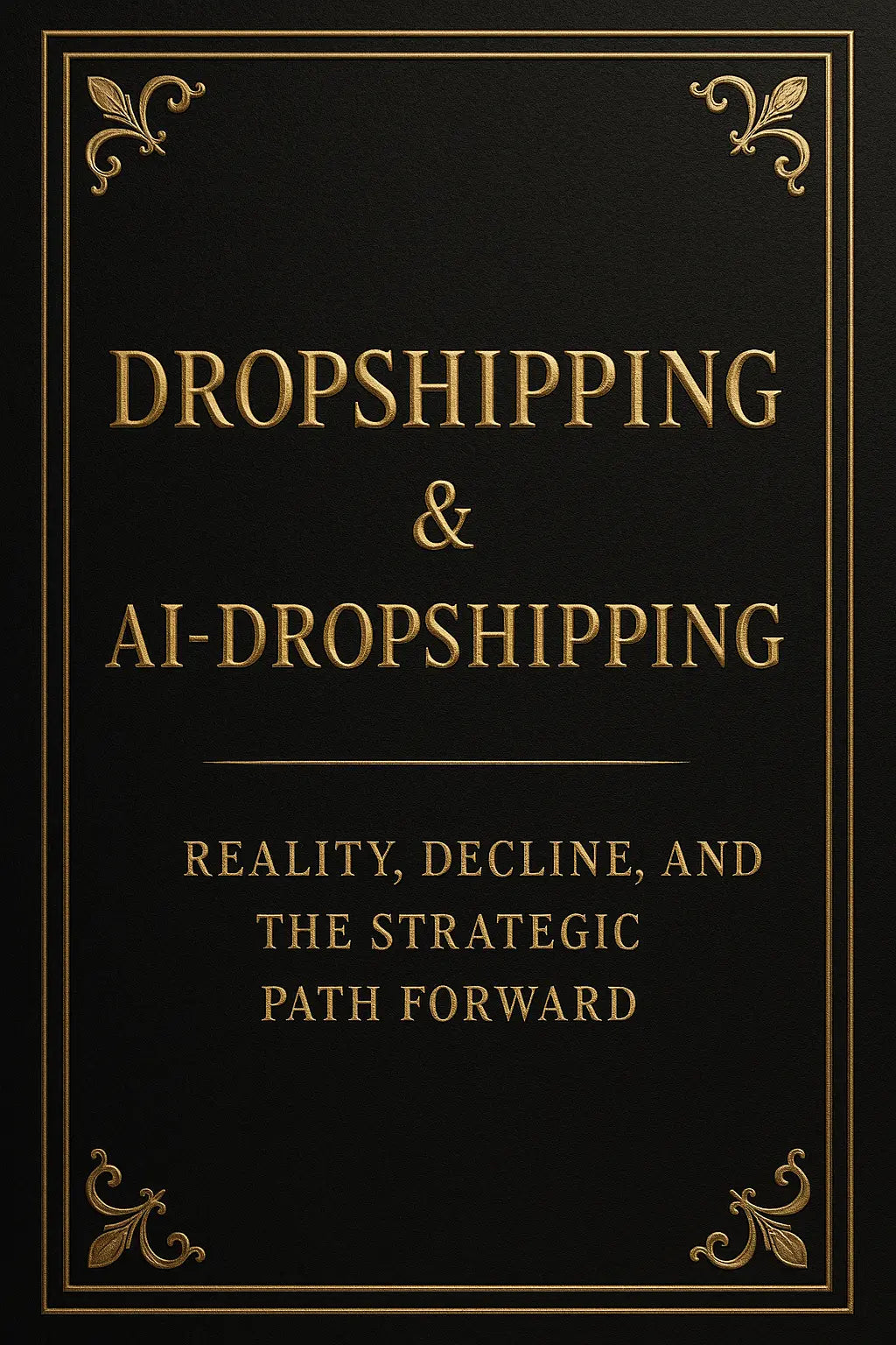 Dropshipping & AI-Dropshipping: Reality, Decline, and the Strategic Path Forward Fabian Hautermans - Online Bildung & Coaching