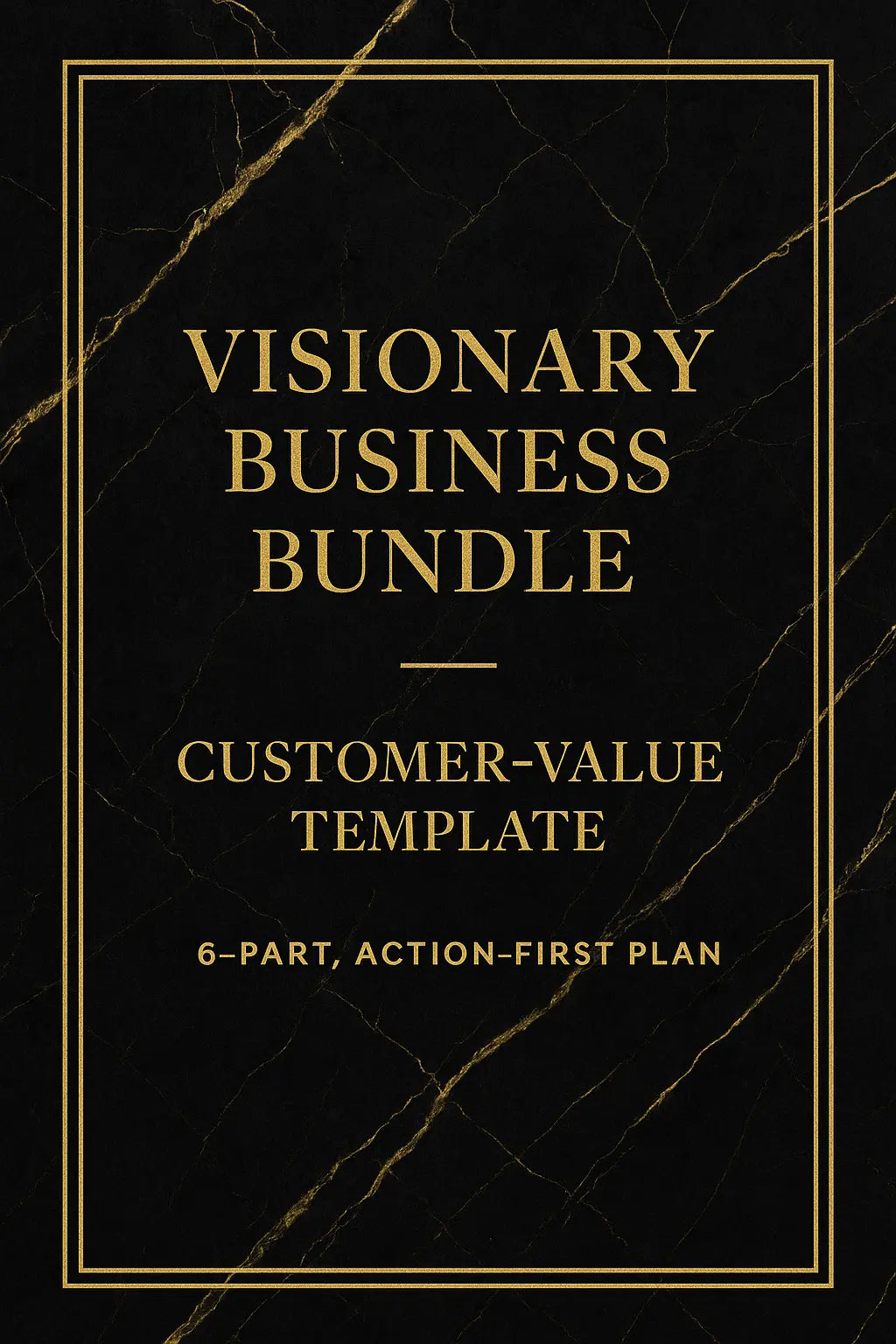 Visionary Business Bundle — Customer-Value Template Fabian Hautermans - Online Bildung & Coaching