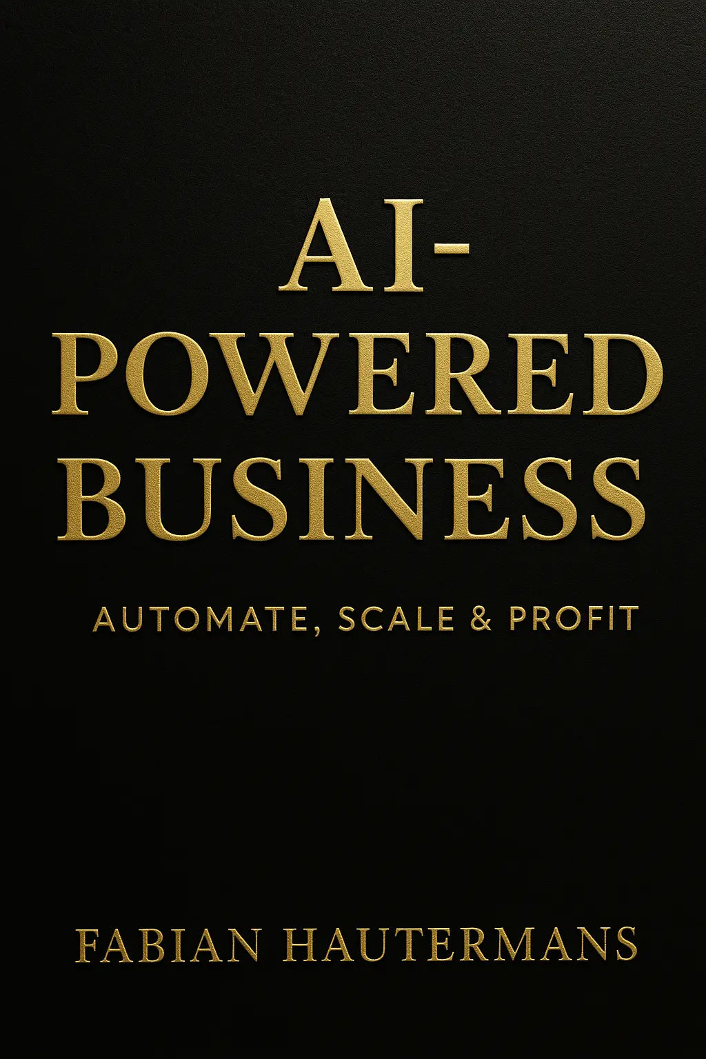 AI-Powered Business: Automate, Scale & Profit Fabian Hautermans - Online Bildung & Coaching