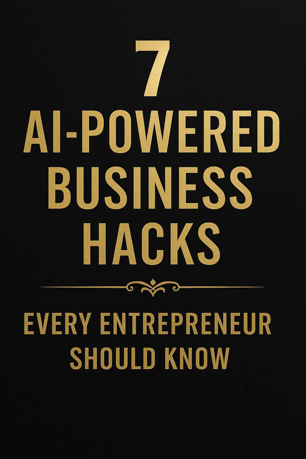 Free 7 AI-Powered Business Hacks Every Entrepreneur Should Know Fabian Hautermans - Online Bildung & Coaching